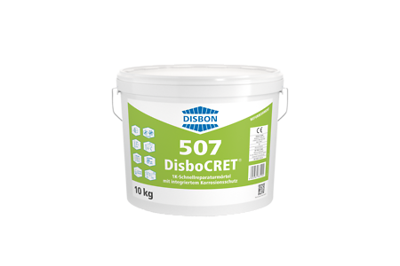 DisboCRET 507 1K-Schnellreparaturmörtel mit integriertem Korrosionsschutz